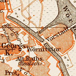 Dinkelsbühl town plan, 1909 Preview 2