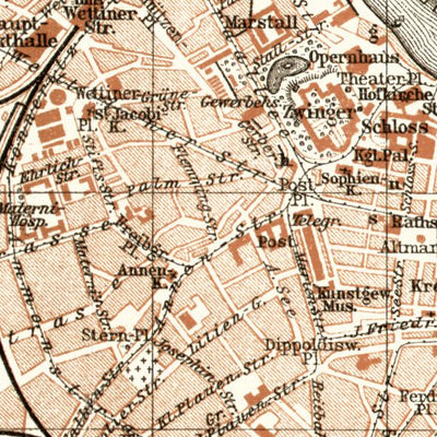 Dresden city map, 1906 Preview 3