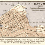 Batum (ბათუმი, Batumi) town plan, 1914 Preview 1