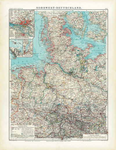 Northwestern Germany Map, 1905 Preview 1