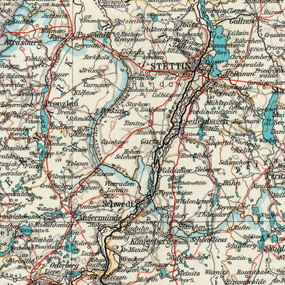 Northern Germany Map (Central Part), 1905 Preview 2