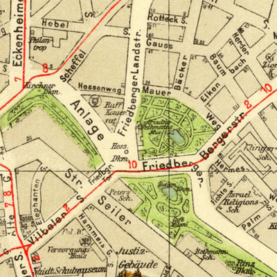 Frankfurt (Frankfurt-am-Main) city map, 1912 Preview 3