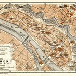 Bremen, central part map, 1906 Preview 1
