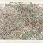 Western and Central Germany Map, 1905 Preview 1