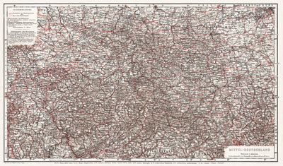 Germany, central regions. General map, 1913 Preview 1
