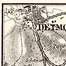 Detmold environs map, 1887 Preview 3