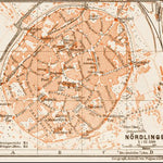 Nördlingen town plan, 1909 Preview 1