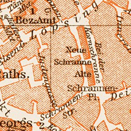 Nördlingen town plan, 1909 Preview 2