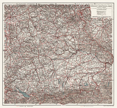 Germany, southeastern regions. General map, 1913 Preview 1