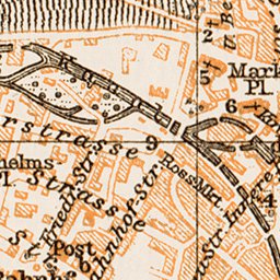 Esslingen city map, 1909 Preview 2