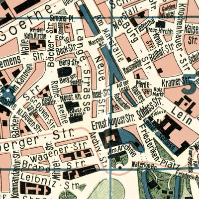 Hannover city map, 1922 Preview 3