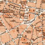 Frankfurt (Frankfurt-am-Main) city map, 1909 Preview 2