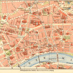 Frankfurt am Main city centre map, 1927 Preview 1