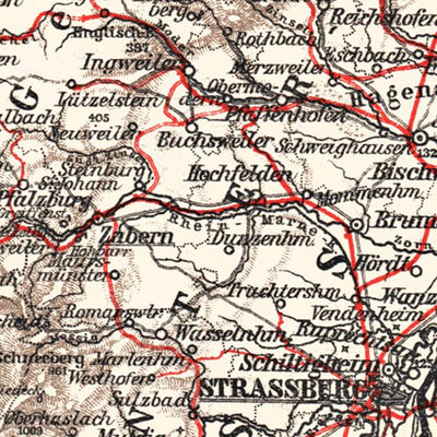 Germany, southwestern regions. General map, 1913 Preview 2