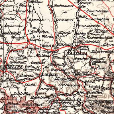 Map of the southeast provinces of northern Germany, 1913 Preview 2