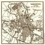 Hannover and Environs map, 1887 Preview 1