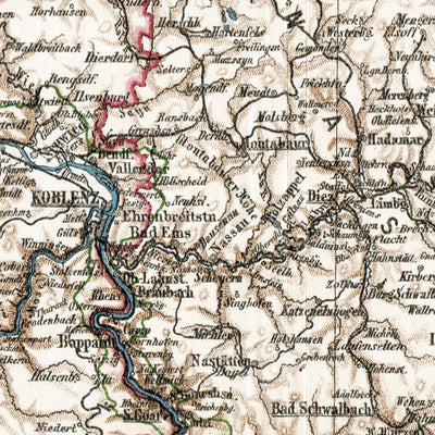 Map of the Rhinelands, 1927 Preview 2