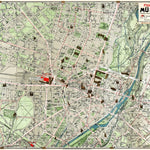 München (Munich) city map, 1912 Preview 1