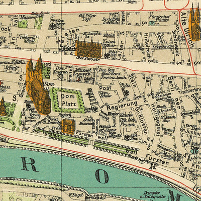Magdeburg city map, 1912 Preview 2