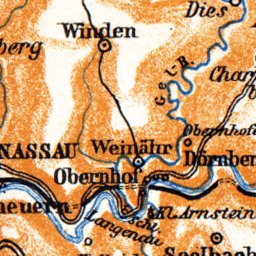 Valley of Lahn River from Lahnstein to Limburg, 1905 Preview 2