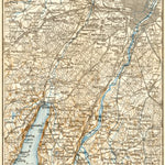 Map of the environs of Munich (München), 1928 Preview 1