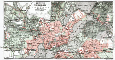 Potsdam and environs map, 1911 Preview 1