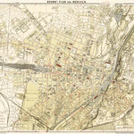 München (Munich) city map, 1899 Preview 1