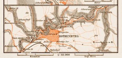 Rothenburg environs map, 1909 Preview 1