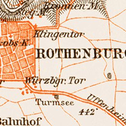 Rothenburg environs map, 1909 Preview 2