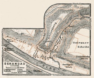 Bad Schandau town plan, 1911 Preview 1