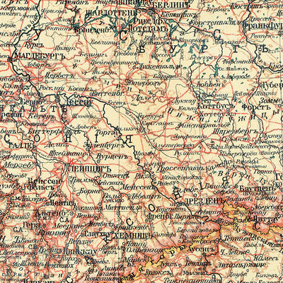German Empire Map (in Russian), 1910 Preview 2