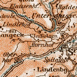 Schwarzwald (the Black Forest) Region map, 1909 Preview 3