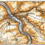 St. Goar, St. Goard-Hausen and environs map, 1905 Preview 1