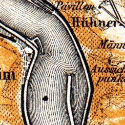 St. Goar, St. Goard-Hausen and environs map, 1905 Preview 2