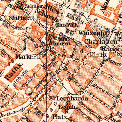 Stuttgart city map, 1906 Preview 3