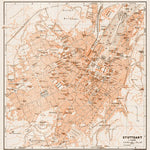 Stuttgart city map, 1909 Preview 1