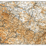 Map of Thuringia (Thüringen), 1906 Preview 1