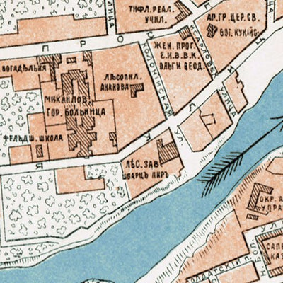 Tiflis (Тифлисъ, თბილისი, Tbilisi) city map, 1912 Preview 2