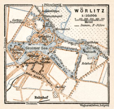 Wörlitz town plan, 1911 Preview 1