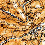 Schwarzwald (the Black Forest). Elz valley map, 1905 Preview 3