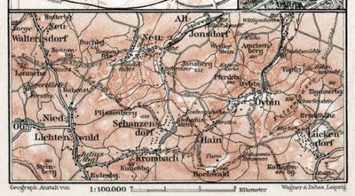 Oybin environs map, 1911 Preview 1