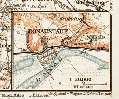 Donaustauf environs map, 1909 Preview 1