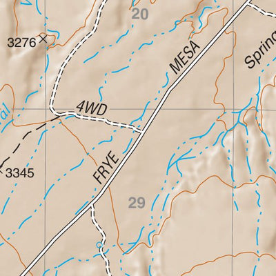 Coronado National Forest Quadrangle: THATCHER Preview 2