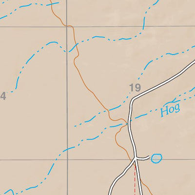 Coronado National Forest Quadrangle: FORT GRANT Preview 2