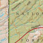 Coronado National Forest Quadrangle: FORT GRANT Preview 3