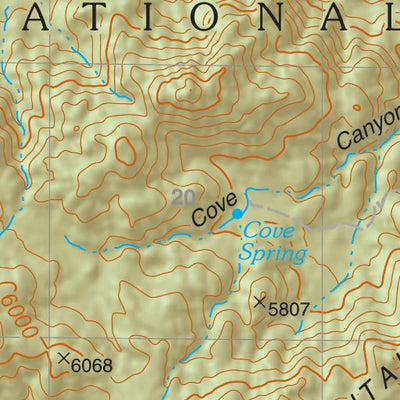 Coronado National Forest Quadrangle: STOCKTON PASS Preview 2