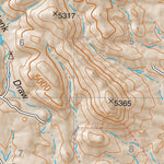 Coronado National Forest Quadrangle: MONK DRAW Preview 3
