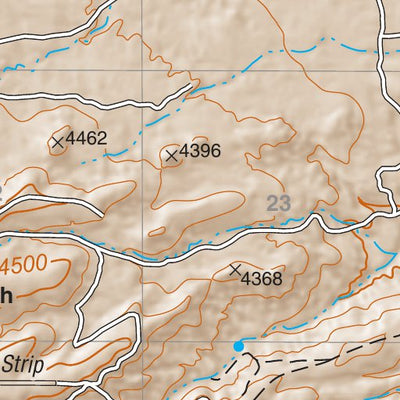 Coronado National Forest Quadrangle: CAMPO BONITO Preview 2