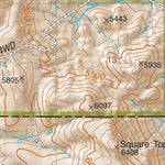 Coronado National Forest Quadrangle: MUSKHOG MOUNTAIN Preview 2