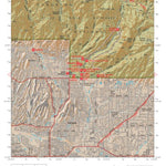 Coronado National Forest Quadrangle: SABINO CANYON Preview 1